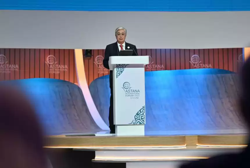Қасым-Жомарт Тоқаевтың Астана халықаралық форумында сөйлеген сөзі