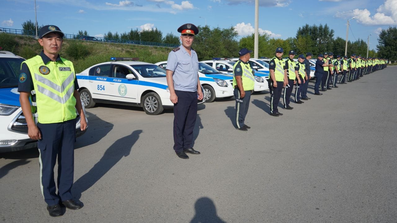 Қостанайда полицейлер жолдағы қауіпсіздікті қадағалау жұмыстарын күшейтті