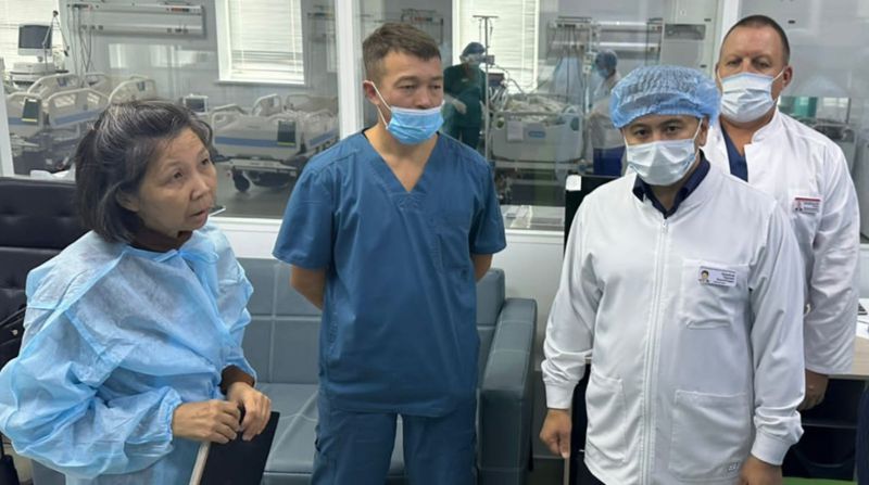 Ұзынкөлдегі мерекелік оқиғадан зардап шеккен қызды емдеуге Астанадан дәрігерлер келді