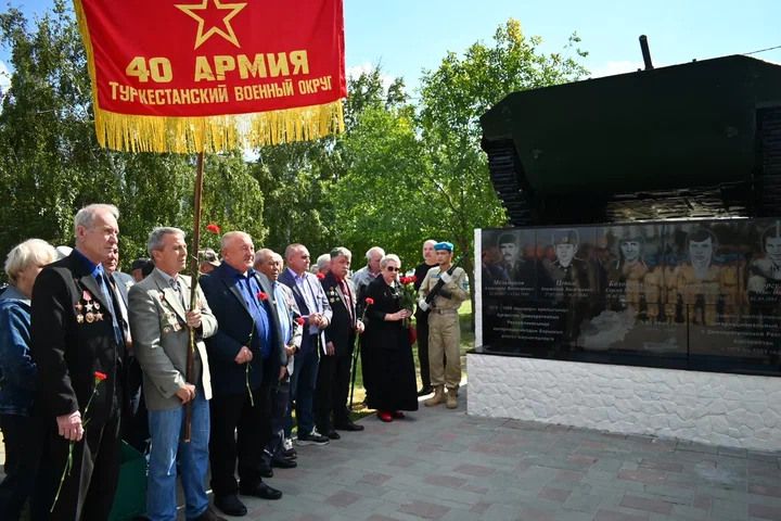 Рудныйда Ауған соғысы құрбандарына арналған ескерткіш ашылды