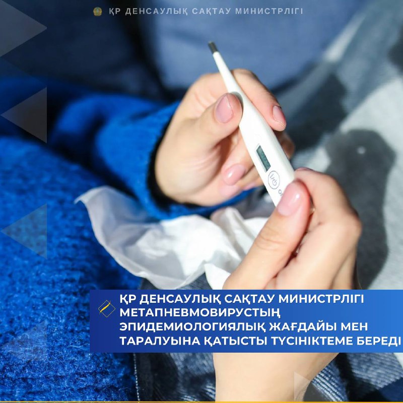 Денсаулық министрлігі метапневмовирустың жағдайы мен таралуына қатысты түсініктеме берді