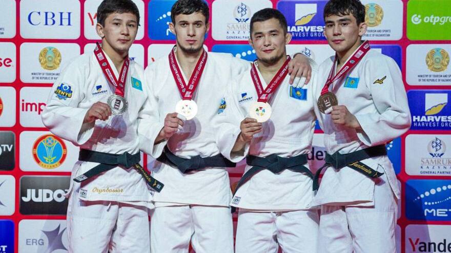 Qazaqstan Barysy Grand Slam: Қазақстан дзюдошылары алғашқы күні төрт медаль жеңіп алды