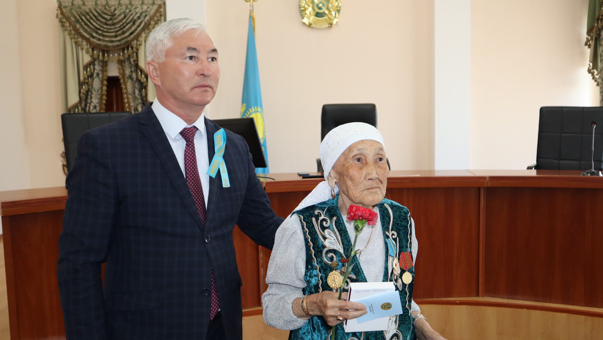Арқалықтық тыл ардагерлеріне медальдар табысталды