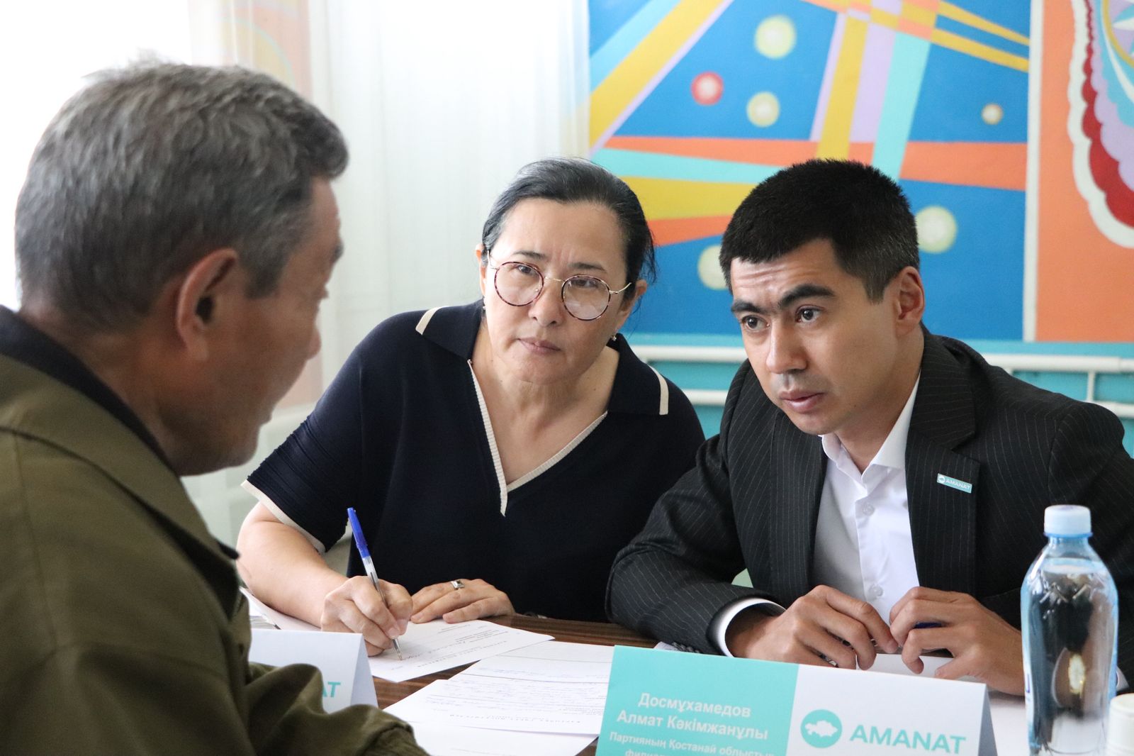 Денисов және Алшан ауылдарында «AMANAT» партиясының мобильді қоғамдық қабылдауы өтті