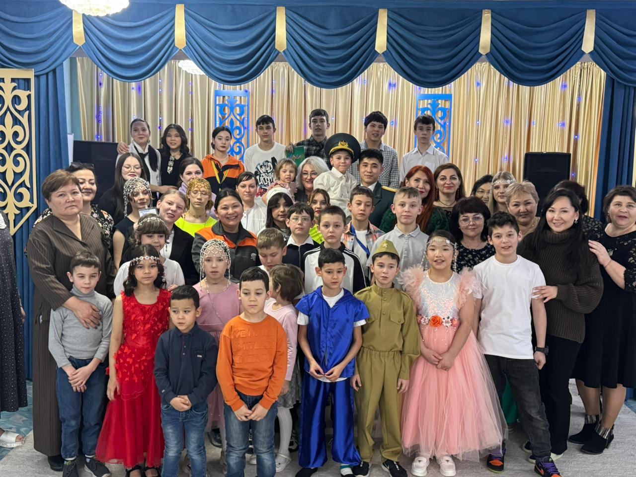 Ұлттық ұлан офицері балалар үйінде өткен танымдық іс-шараға қатысты