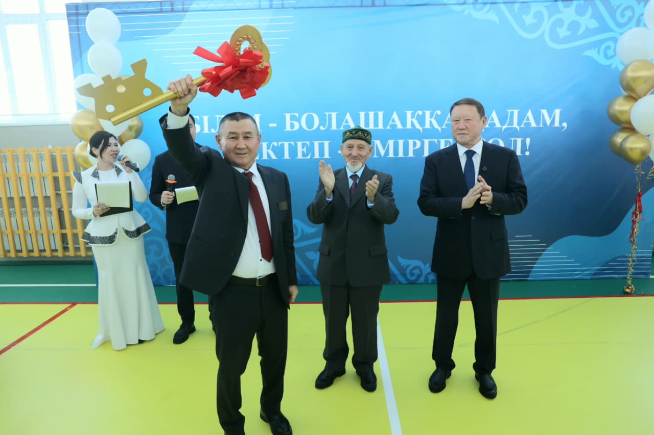 Еңбек ауылында мектеп ашылды