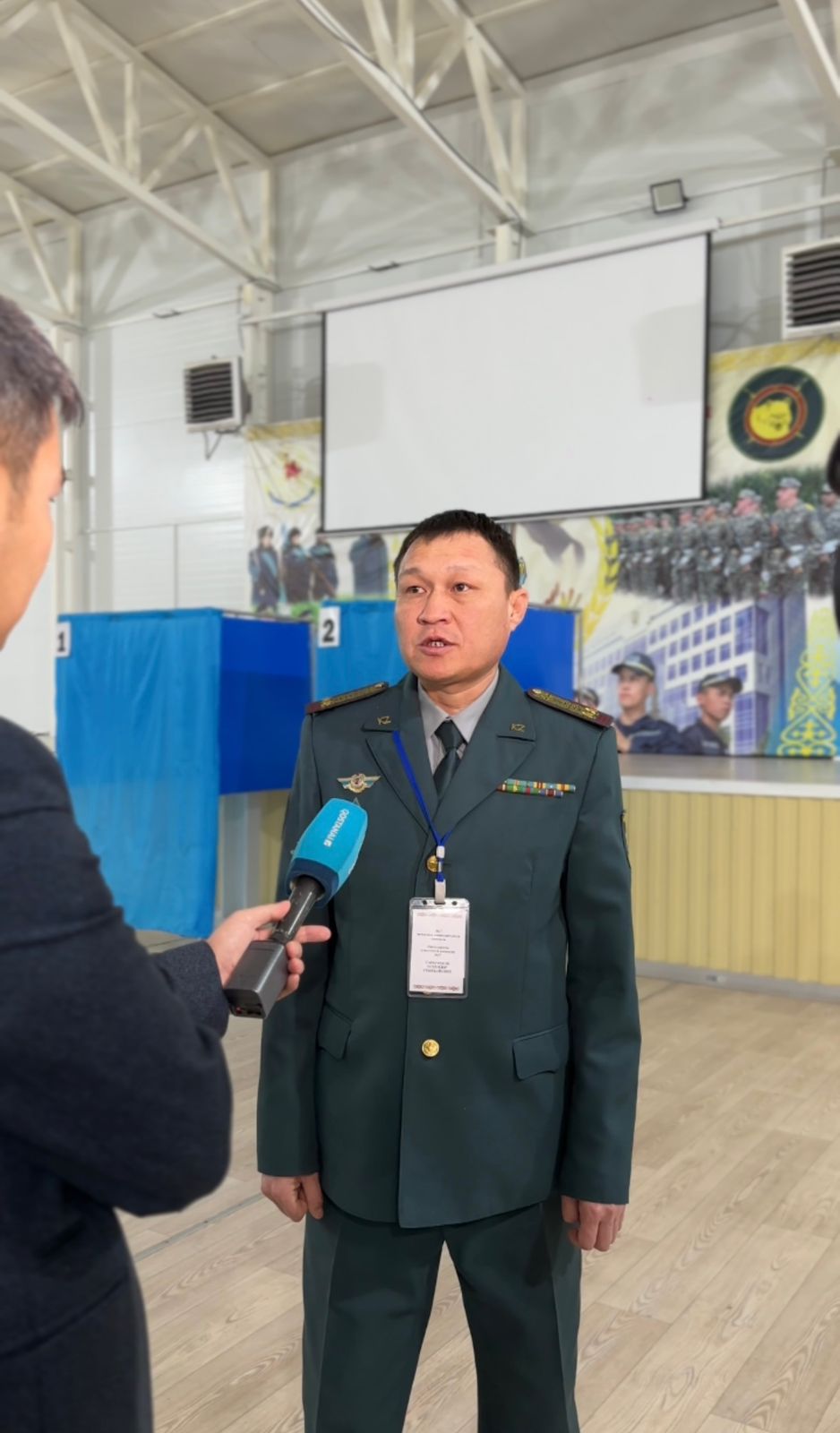6697 әскери бөлімнің 300-ден астам әскери қызметшісі референдумға қатысты