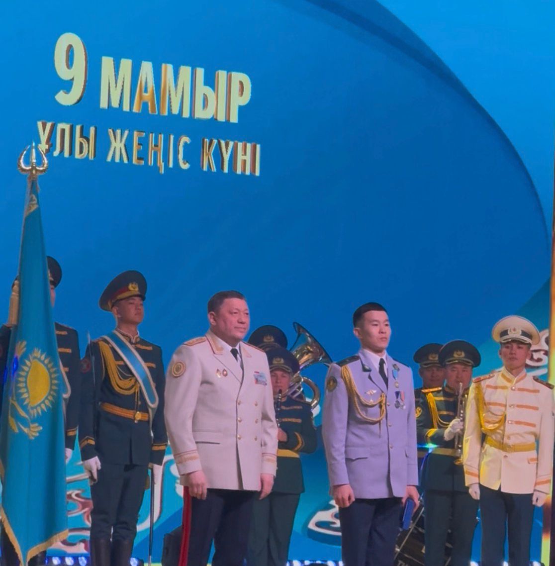 Өрттен адам құтқарған әділет майоры марапатталды