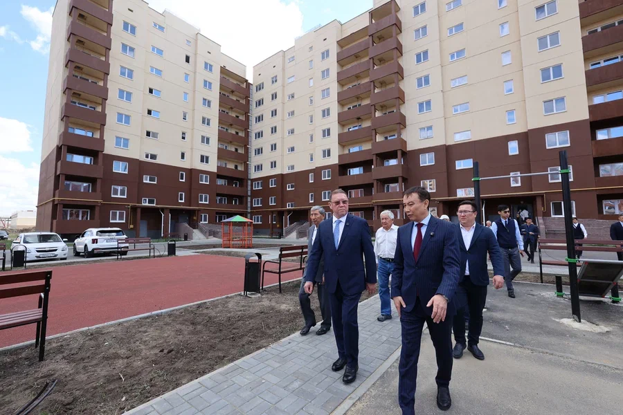 Береке шағын ауданының құрылысы аяқталуға жақын